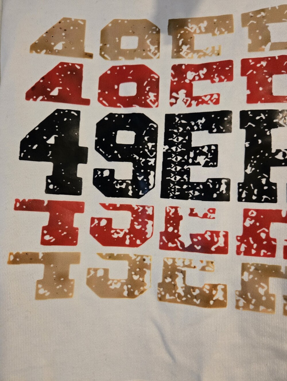 San Francisco 49ers White Pullover Hoodie - Team Graphic - Picture 3 of 4